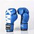 Luva de Boxe e Muay Thai MXM - Cor Azul Power Face - Imagem 1