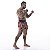 Shorts de Muay Thai Maximum Tie Dye Laranja - Logo Prata - Imagem 3