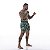 Shorts de Muay Thai Folhas Verde - Logo Prata - Imagem 2
