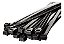 ABRACADEIRA DE NYLON 2,5 X 200 PCT C/ 100PCS PRETA - Imagem 2