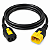 Cabo Extensor IEC C13 para C14 com Trava 1,5 m - Imagem 1