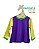 Camiseta Manga Longa Dino Cores Roxo - Imagem 1