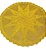 Tapete de Crochê Redondo 1,60 Metros - Cor Amarelo - Imagem 3