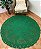 Tapete de Crochê Redondo 1,60 Metros - Cor Verde - Imagem 1