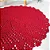 Tapete de Croche Apartamento - Cor Vermelho - Imagem 2