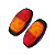 Lanternas Para Carretinha Canoinha Universal Bicolor - Imagem 1