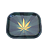 Bandeja Folha Cannabica Gold - metal - Imagem 1