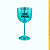Taça Gin Acrílico Azul Translúcido 580ml - Imagem 1
