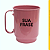 Caneco Chopp Alumínio Rosa 500ml - Imagem 2