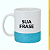 Caneca Base Glitter Azul 325ml - Imagem 2