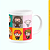 Caneca Branca Lisa 325ml - Personagens HP - Imagem 1