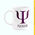 Caneca Branca Lisa 325ml - Psicologia - Imagem 3