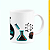 Caneca Branca Lisa 325ml - Química - Imagem 1