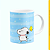 Caneca Branca Lisa 325ml - Alma Leve, Mente Limpa e Coração em Paz! - Imagem 1
