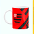 Caneca Branca Lisa 325ml - Flamengo - Imagem 3