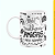 Caneca Branca Lisa 325ml -  Amiga Te Amo - Imagem 2