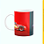 Caneca Branca Lisa 325ml - McQueen - Imagem 1