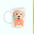 Caneca Branca Lisa 325ml - Um Cachorro Te Amará... - Imagem 1