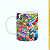 Caneca Branca Lisa 325ml - Captain America - Imagem 1