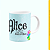 Caneca Branca Lisa 325ml - Alice - Imagem 3