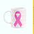Caneca Branca Lisa 325ml - Outubro Rosa, Um Ato de Amor - Imagem 1