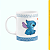 Caneca Branca Lisa 325ml - Ohana, Quer Dizer Família.. - Imagem 1