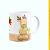 Caneca Branca Lisa 325ml - Merry Christmas - Imagem 3