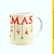Caneca Branca Lisa 325ml - Merry Christmas - Imagem 3