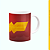 Caneca Branca Lisa 325ml - Brasão Mulher Maravilha - Imagem 3