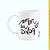 Caneca Branca Lisa 325ml -  Amor da Dinda + Foto - Imagem 1