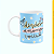 Caneca Branca Lisa 325ml -  Dindos Amamos Vocês + Foto - Imagem 1