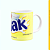 Caneca Branca Lisa 325ml - Galak - Imagem 3