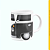 Caneca Branca Lisa 325ml - Kombi Preto - Imagem 3