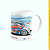 Caneca Branca Lisa 325ml - Fusca Martini - Imagem 3