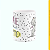 Caneca Branca Lisa 325ml - Mãe de Gato - Imagem 2
