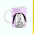 Caneca Branca Lisa 325ml - Não é você que lava né!! - Imagem 1