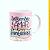 Caneca Branca Lisa 325ml - Ser Mãe, é amar sem fronteiras - Imagem 3