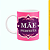 Caneca Branca Lisa 325ml - Mãe Perfeita - Imagem 1