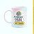 Caneca Branca Lisa 325ml - A melhor mãe do mundo - Imagem 1