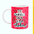 Caneca Branca Lisa 325ml - Te Quero Pra Vida Toda - Imagem 1