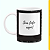 Caneca Branca Lisa 325ml - Meu amor, Somos um só Coração... - Imagem 1