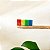 Escova de dente de bambu personalizada rainbow - cerdas coloridas - Imagem 3