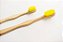 Escova de dente de bambu personalizada - cerdas amarelas - Imagem 3