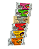 MIX DE 6 BARRAS DE FRUTAS - Imagem 1