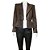 YVES SAINT LAURENT | Blazer Yves Saint Laurent Algodao Marrom - Imagem 2