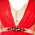 JENNY PACKHAM | Vestido Jenny Packham Seda Vermelho - Imagem 4