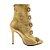 CHARLOTTE OLYMPIA | Ankle Boot Charlotte Olympia Couro Dourada - Imagem 1