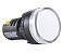 SINALIZADOR REDONDO LED 22MM - 220VCA - BRANCO METALTEX - Imagem 1