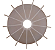 VENTOINHA PLASTICA 160 4/6/8P W21/W22 IR2 160 6/8P W22 IR3 10016918 WEG - Imagem 1