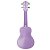 UKULELE SOPRANO 21 ABS TAMPO TIPO FLAMED OKUME ROXO COM CAPA COLORS SERIES WINNER - Imagem 2